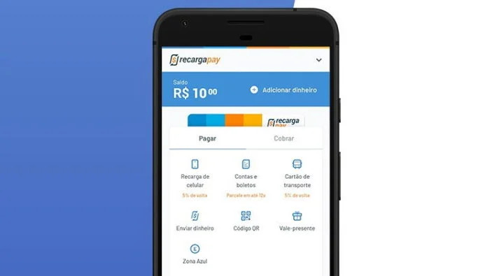Conhece o RecargaPay? baixe o app e ganhe R$ 10 em recarga para seu celular