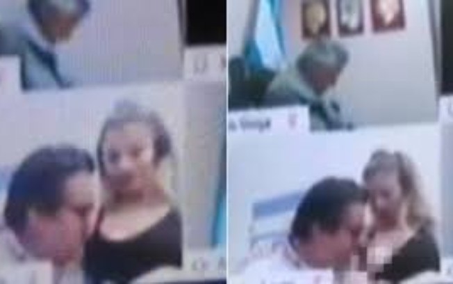 Deputado beija seios de mulher em sessão virtual da Câmara e final é surpreendente; Assista
