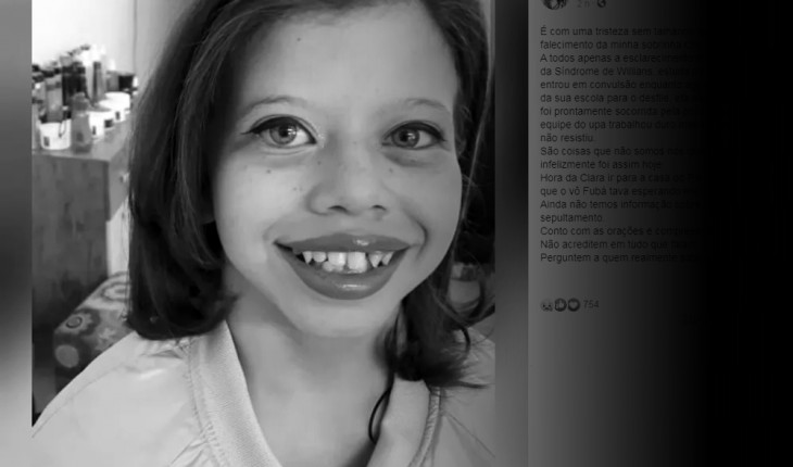 Menina de 11 anos morre durante desfile de 7 de Setembro e detalhe é de cortar o coração