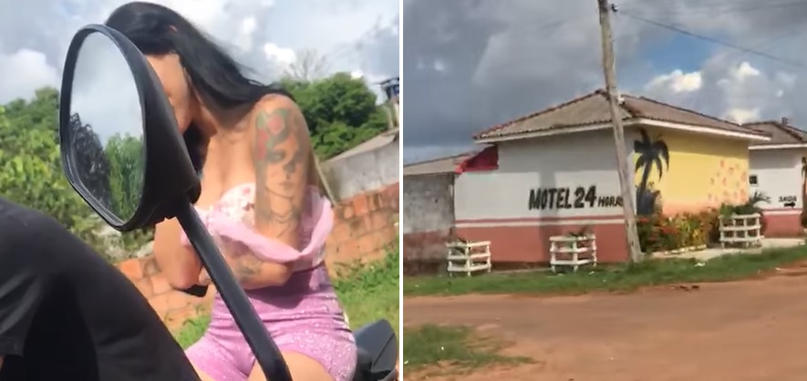 Esposa flagra marido saindo de motel com a “própria irmã” e causa barraco; veja o vídeo