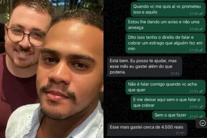 Estudante se separa de padre, pede pensão na Justiça e divulga prints de conversas com o sacerdote