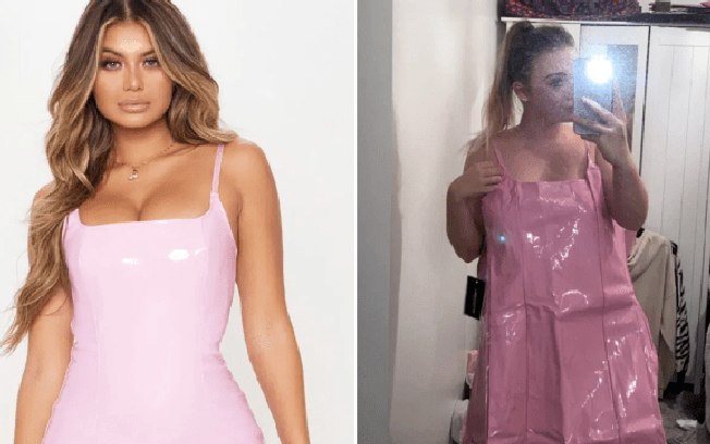 Jovem compra vestido na internet e resultado é assustador