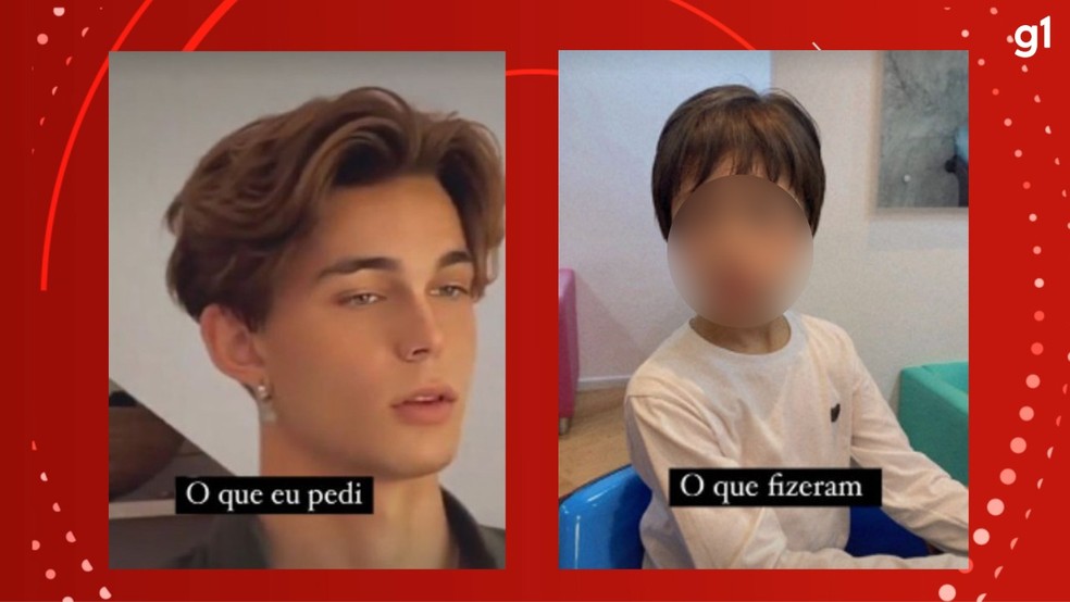 Mãe se revolta com corte de cabelo do filho e registra caso na polícia contra salão: 'ele ficou abalado'