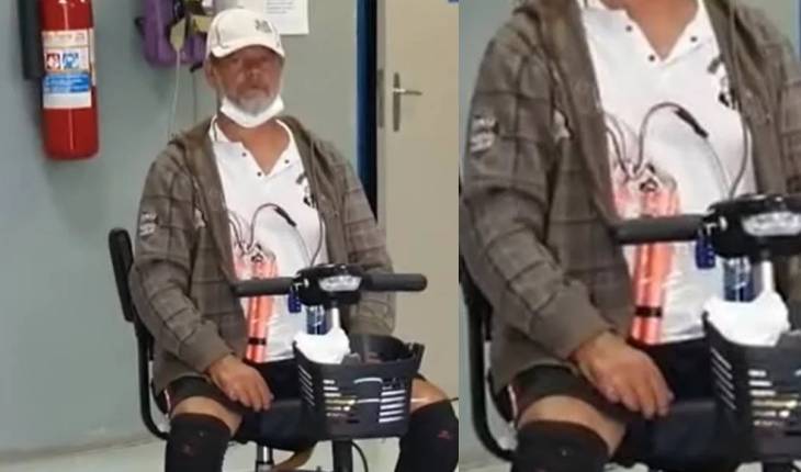 Vídeo: homem tem benefício cortado, invade agência do INSS e ameaça explodir tudo