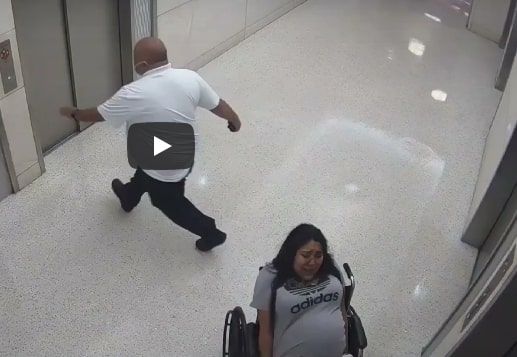 PARTO NO ELEVADOR: Mulher entra com bebê na barriga e sai com ele no colo; Video é divulgado